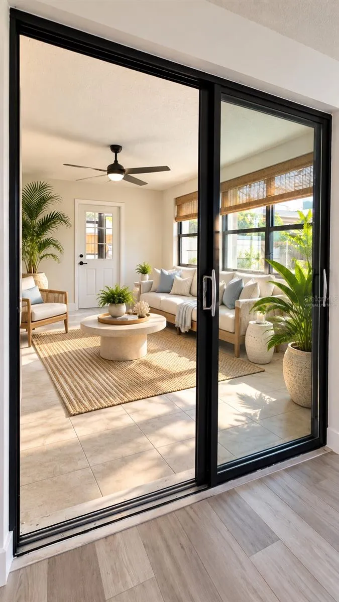 Enclosed Lanai Virtually Staged