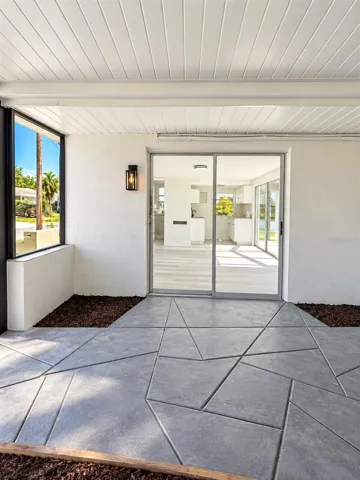 Side entrance