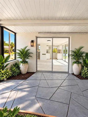 Side entrance Virtually Staged