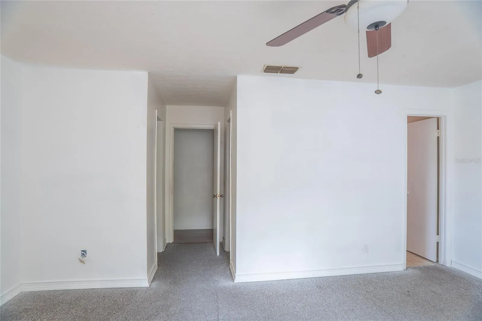 Dual Closets and Ensuite bathroom with shower in primary bedroom