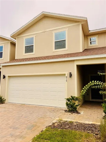 Front - two car garage and driveway