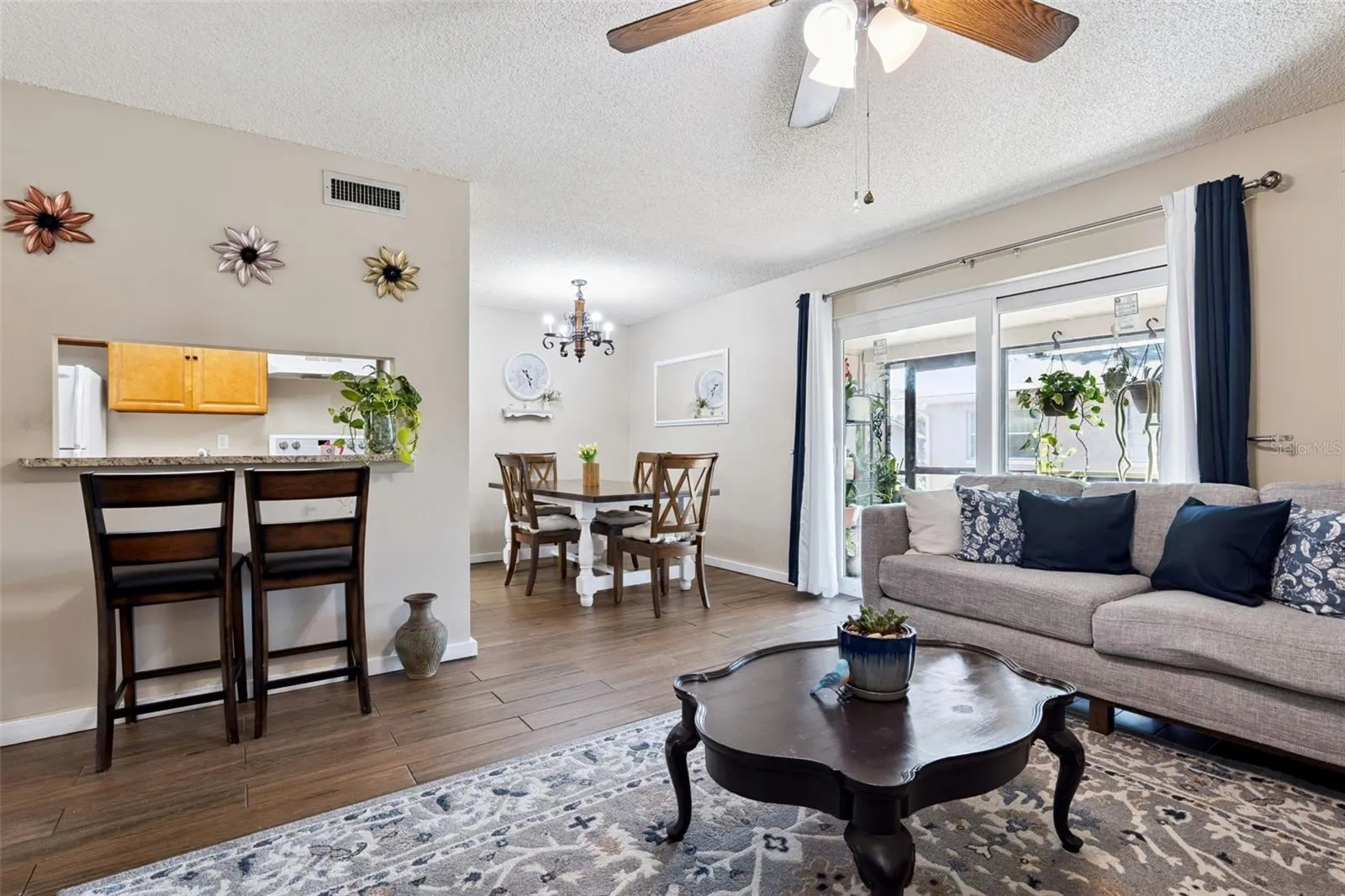 Living Room to Dining Room