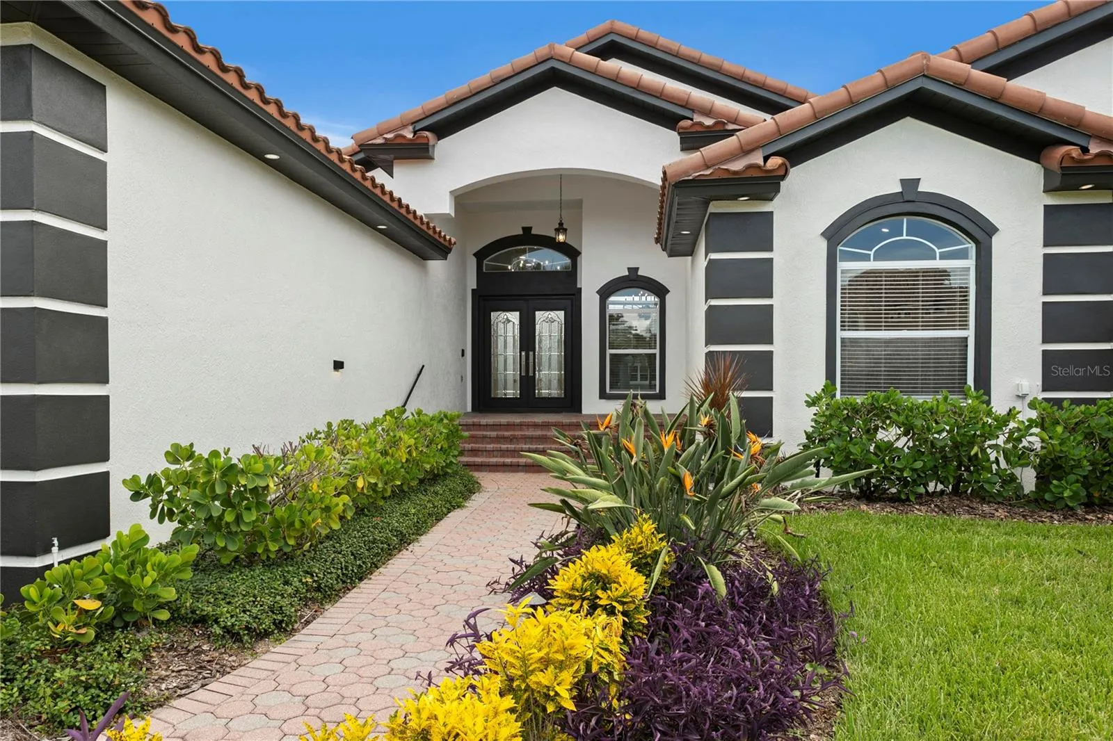 A fresh first impression with new landscaping and exterior paint