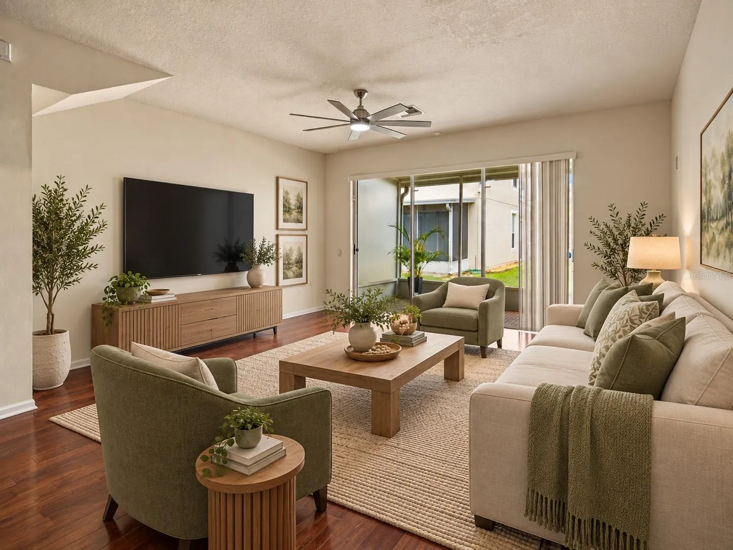Staged Family Room