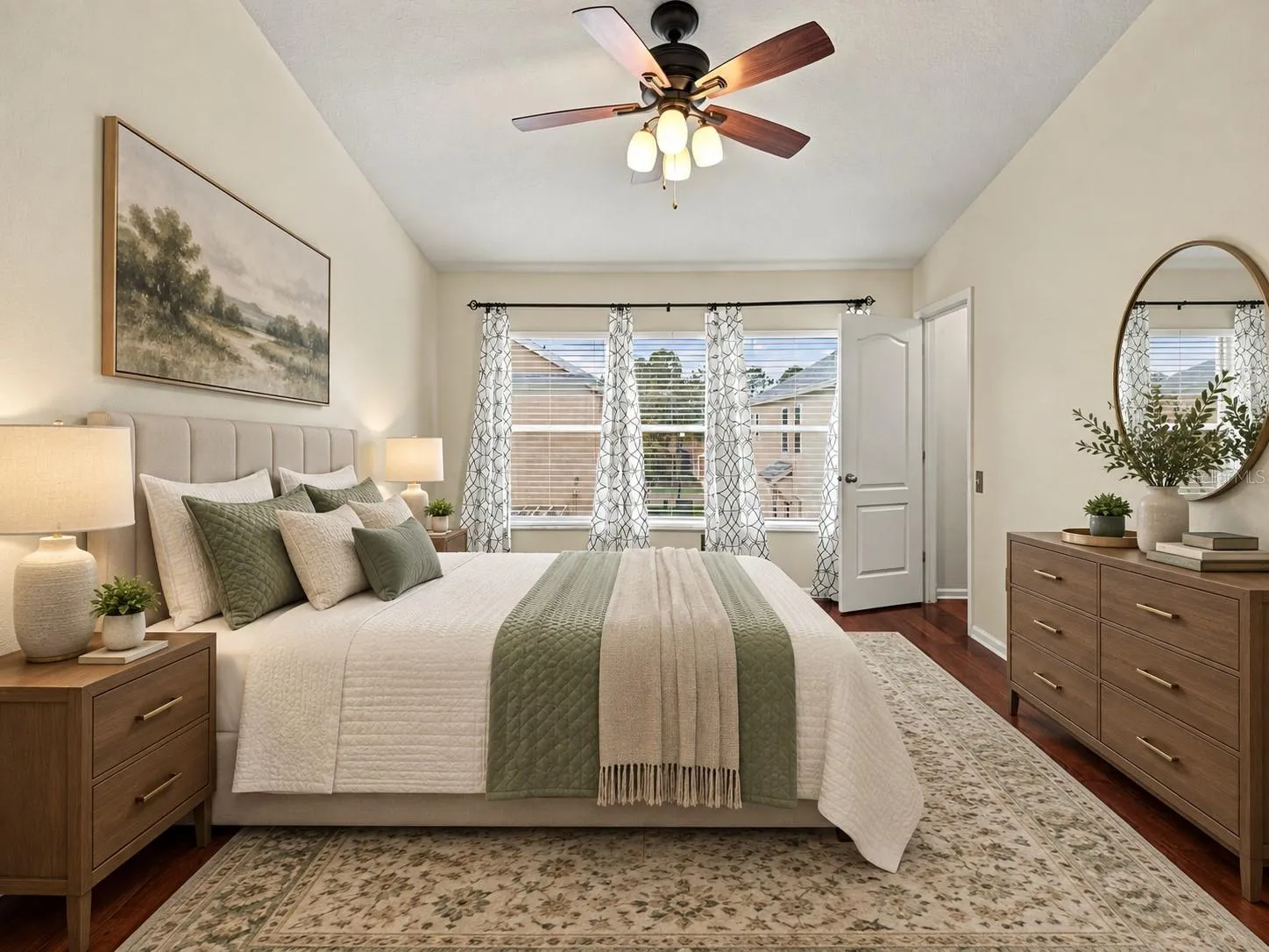 Staged Bedroom