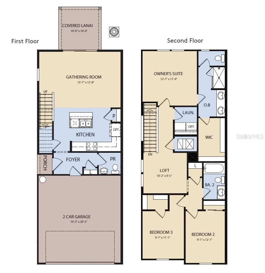 Floor Plan - Floor One and Two