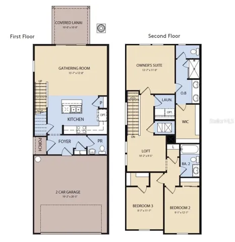 Floor Plan - Floor One and Two