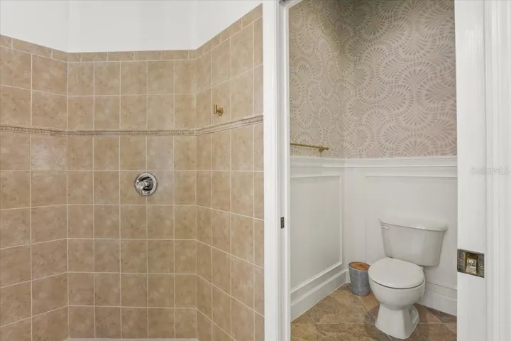 Primary Shower entrance/water closet