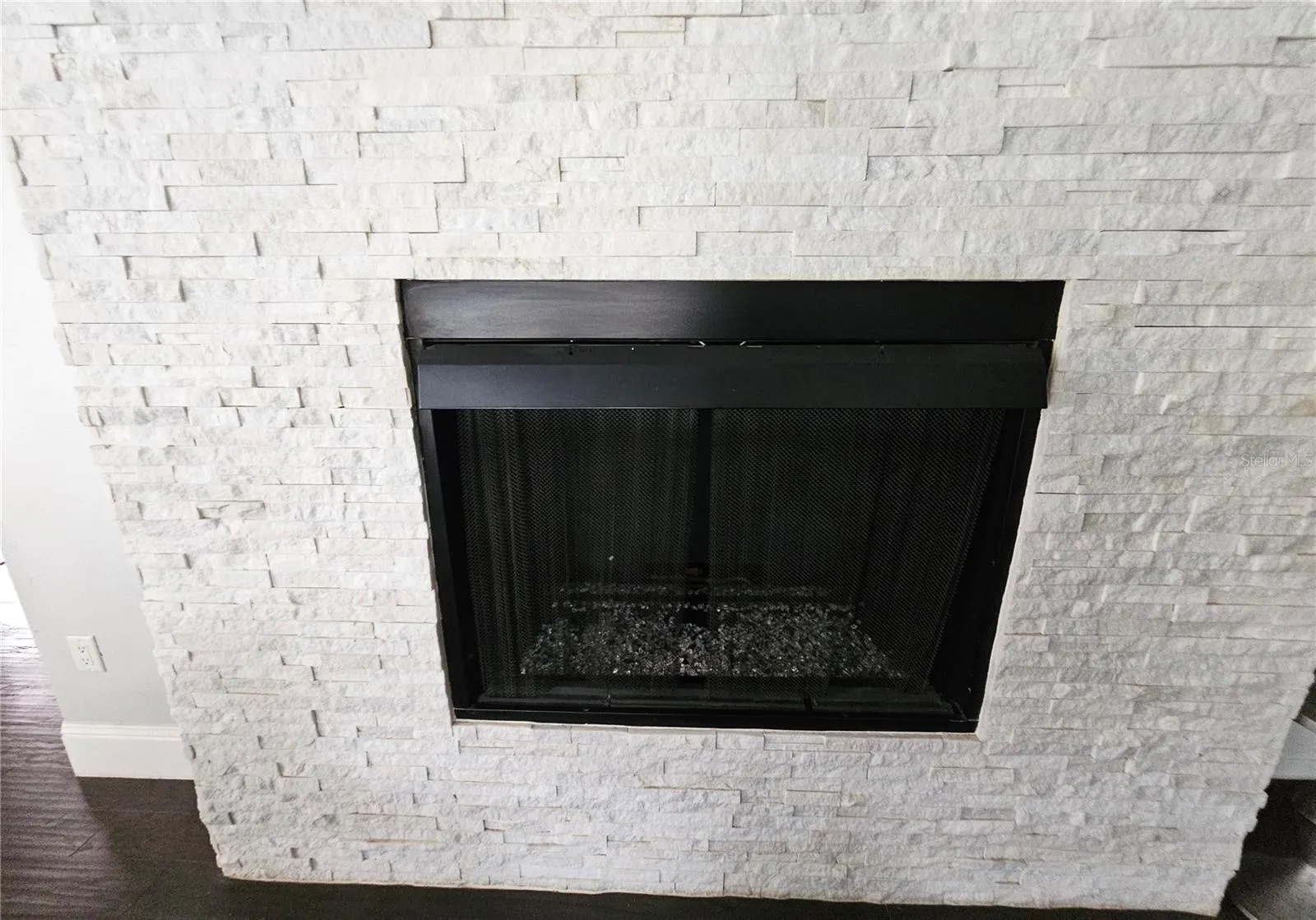 living fireplace