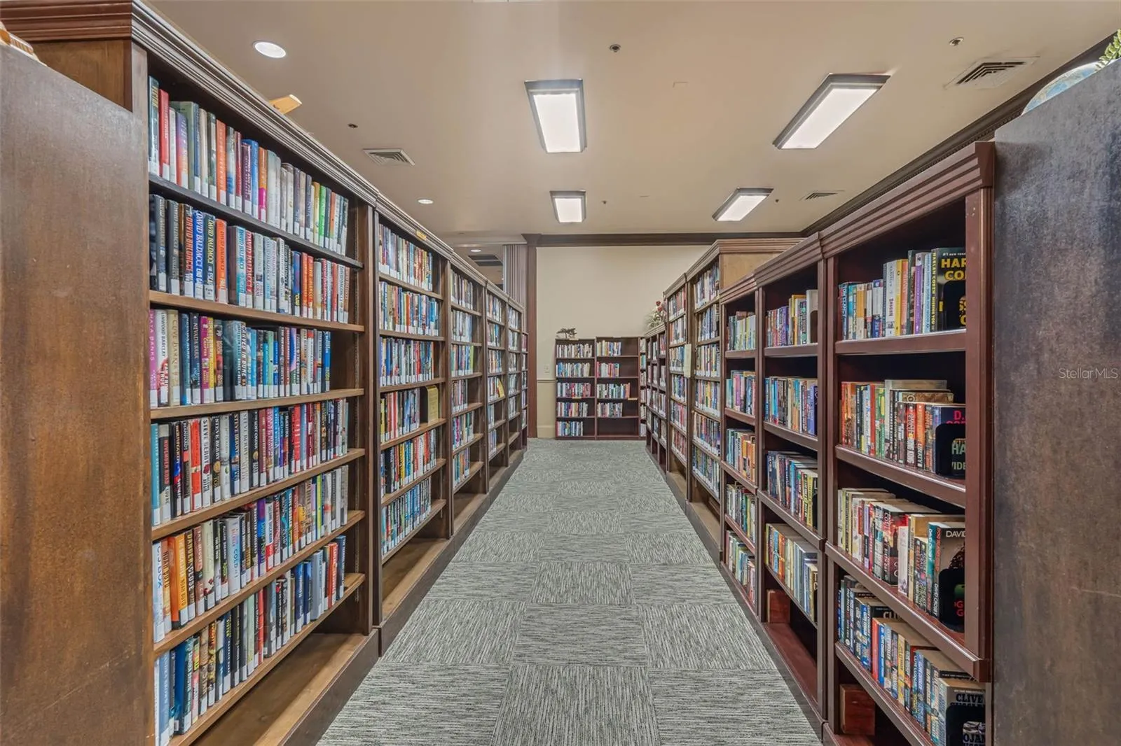 Community amenity: library stacks
