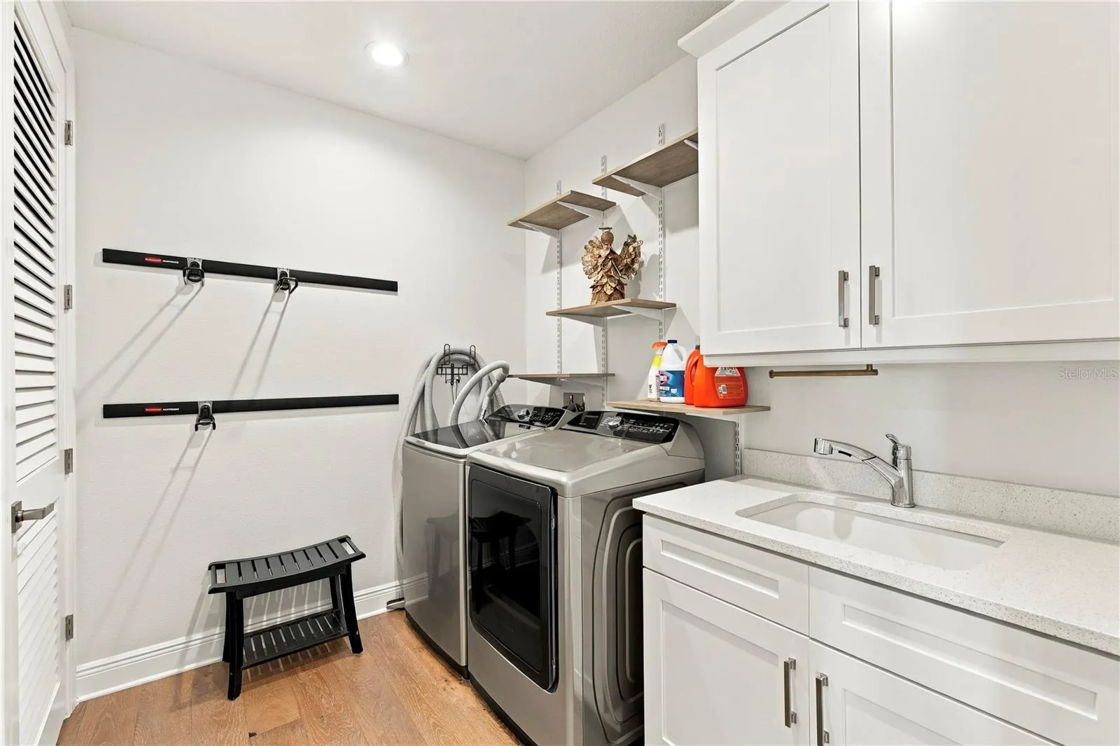 inside laundry room