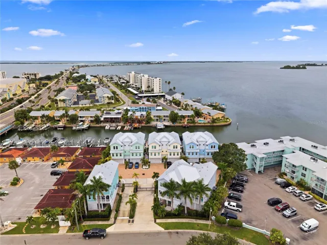 view of gulf, canal and Honeymoon Island