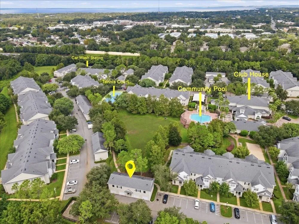 Far Aerial with Markers