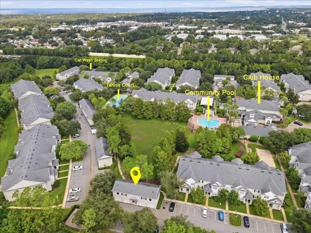 Far Aerial with Markers