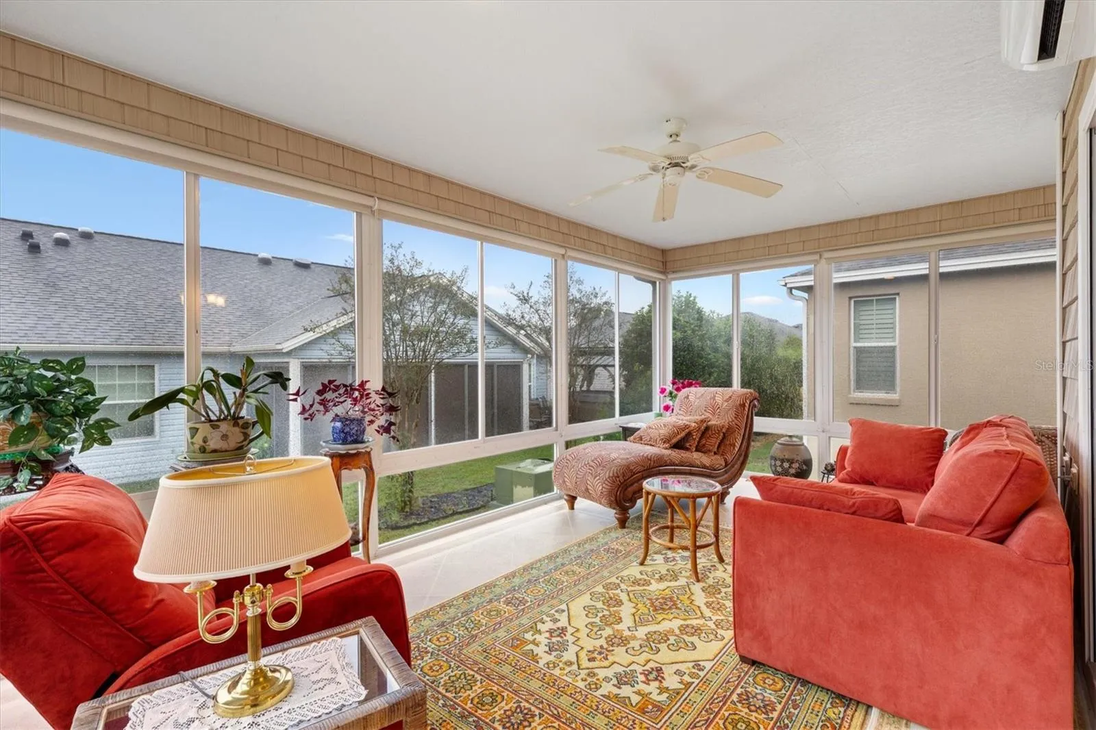 Inviting climate controlled lanai.
