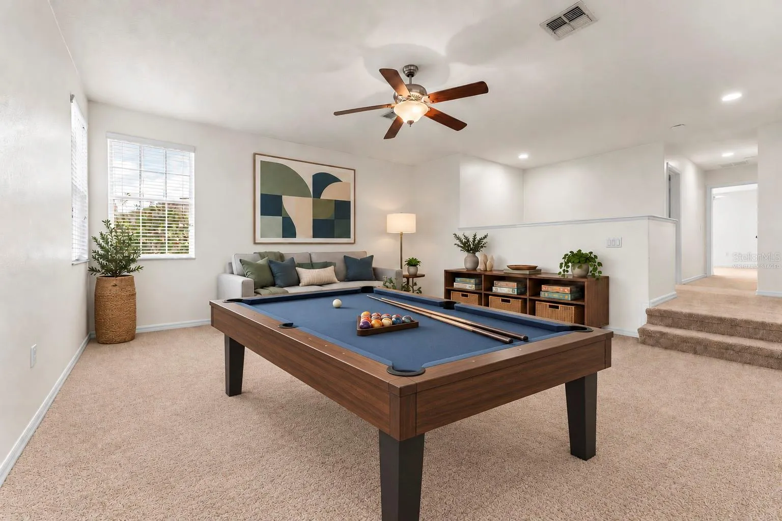 Virtually Staged Loft Space