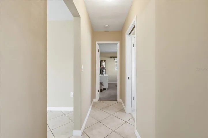 Hallway between bedrooms 2 and 3
