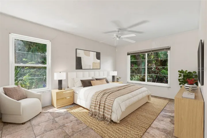 Virtually staged-Primary Bedroom