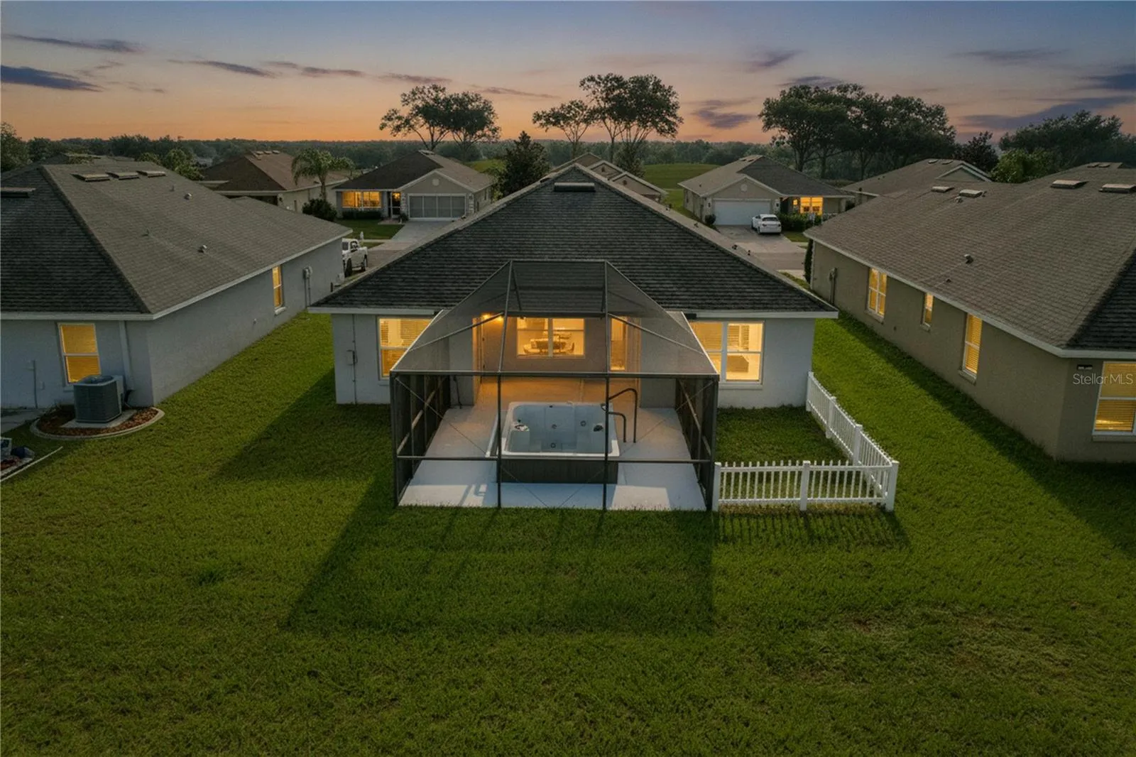 REAR OF THE HOME