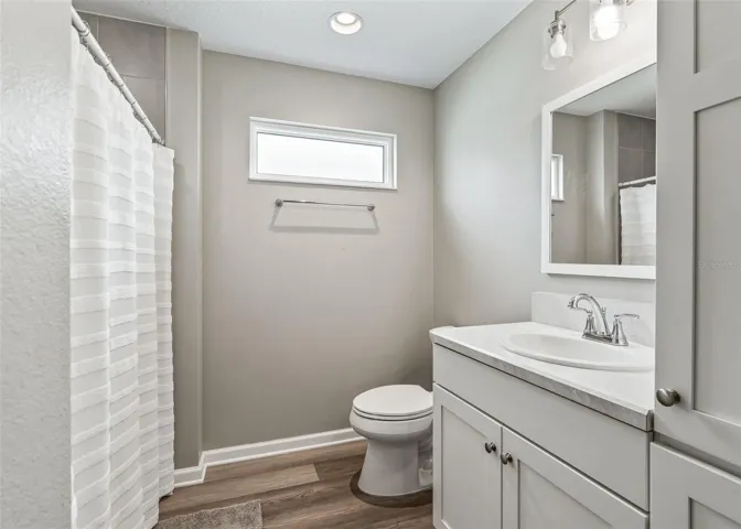 Second Bath with Shower tub combo