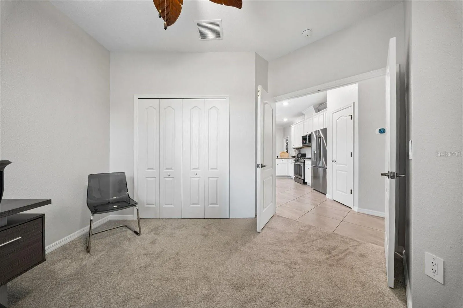 BEDROOM 2/ OFFICE WITH FRENCH DOORS
