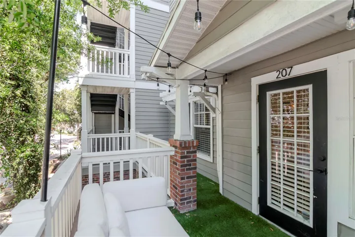 Perfect Spot for Morning Coffee or Evening Cocktails! Three Separate Interior Doors from Unit Open to Outdoor Patio