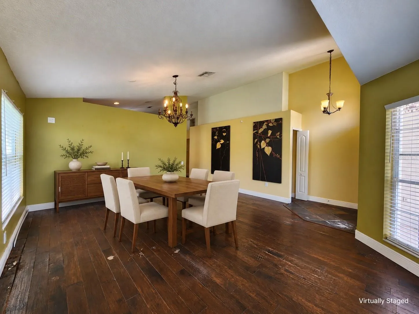 Staged -Dining/Living Area