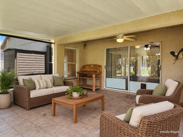Staged Screen room