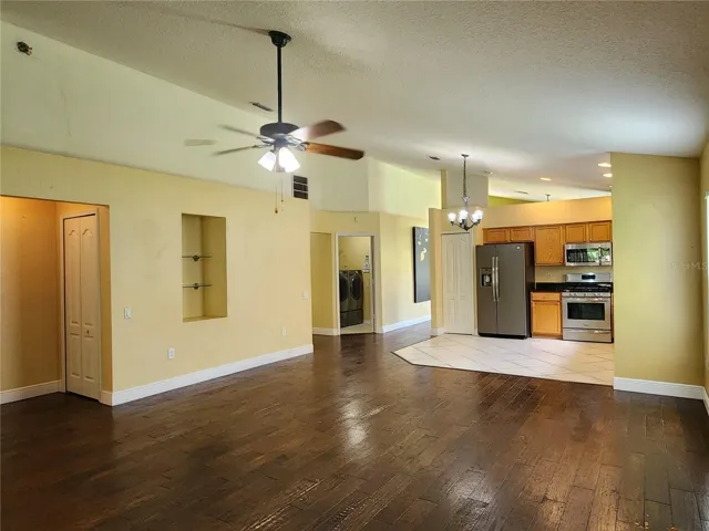 Living room and Kitchen
