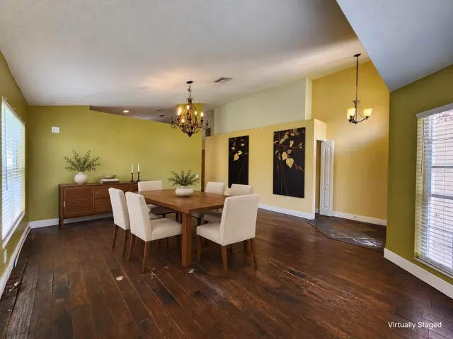 Staged -Dining/Living Area