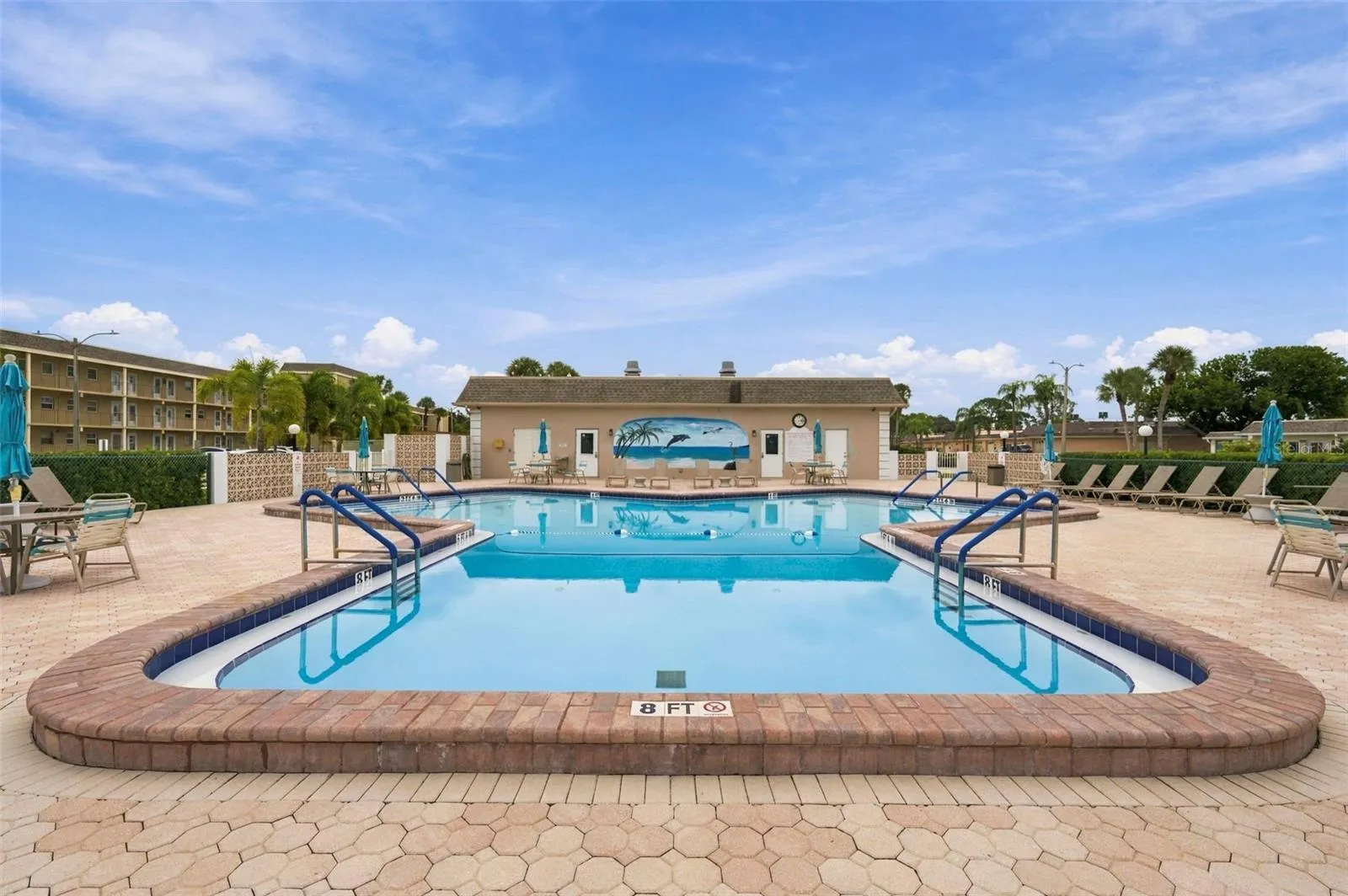 Beautifully-maintained community pool