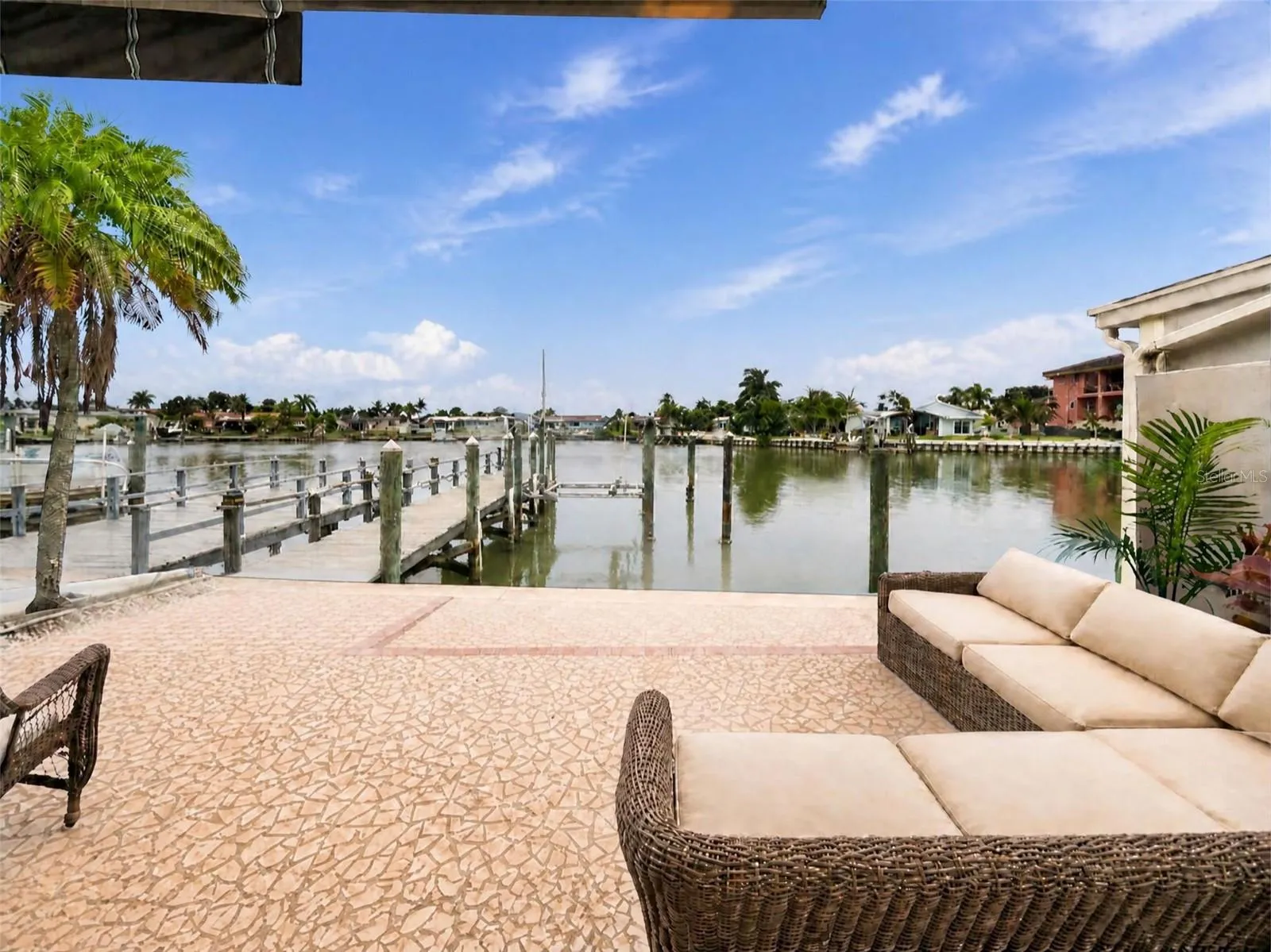 Back Porch with direct Gulf access view the intercostal!