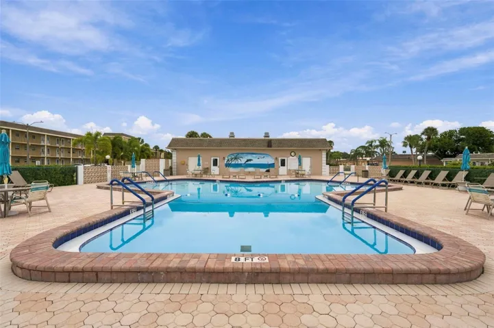 Beautifully-maintained community pool