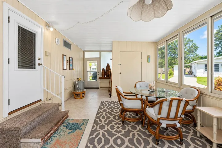 Enclosed porch