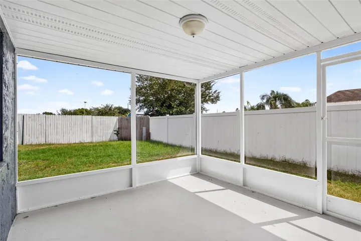 Rear Screened Porch