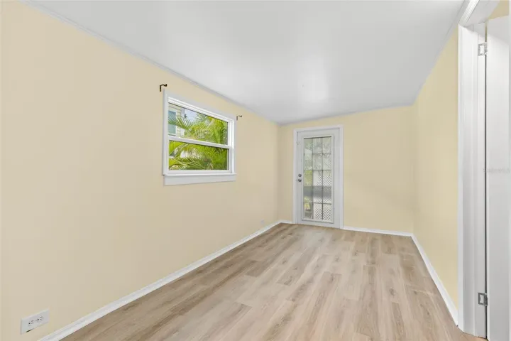 3rd bedroom to outdoor patio