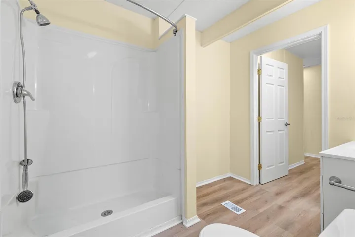 guest bath with walk in shower