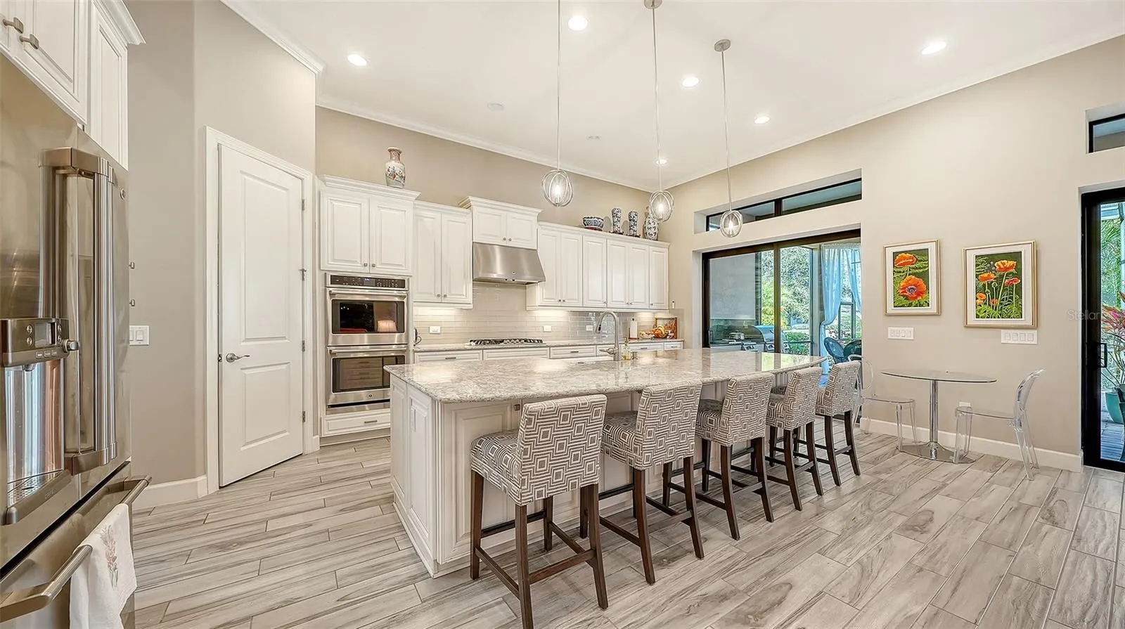 Oversized Island with Seating