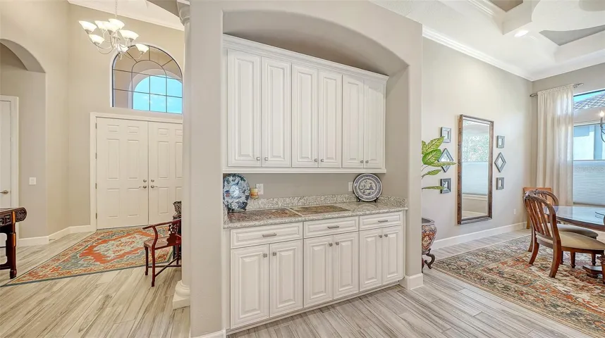 Prep Area with Extra Cabinets