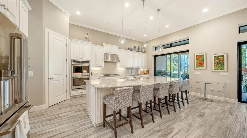 Oversized Island with Seating