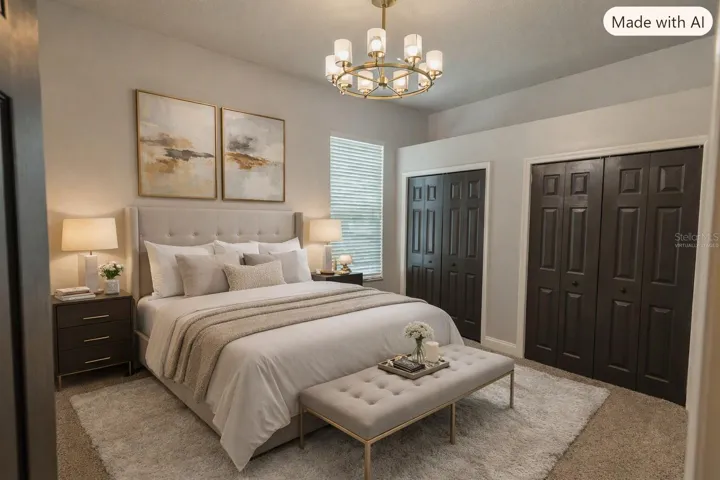 Virtually Staged Guest Bedroom 2