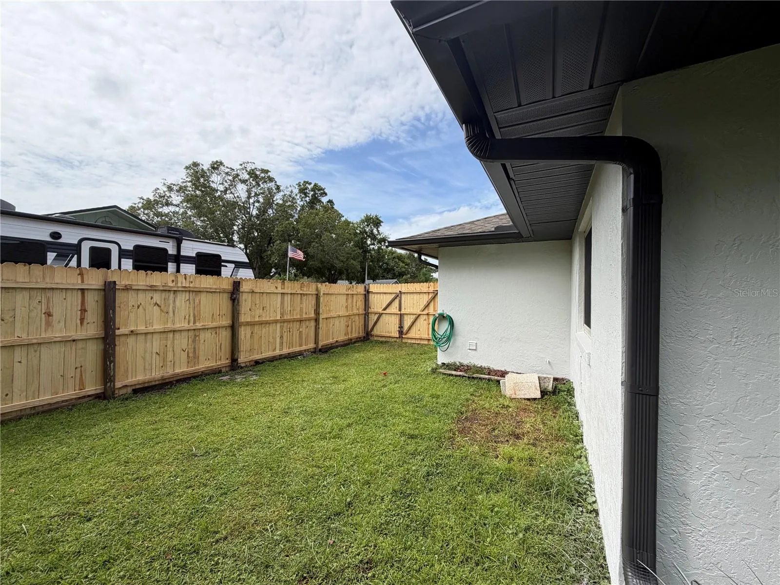 Fenced in Back Yard