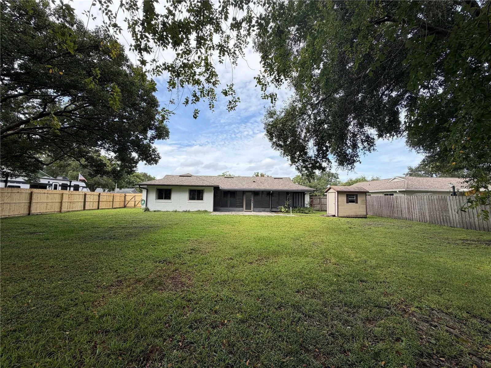 Large Back yard
