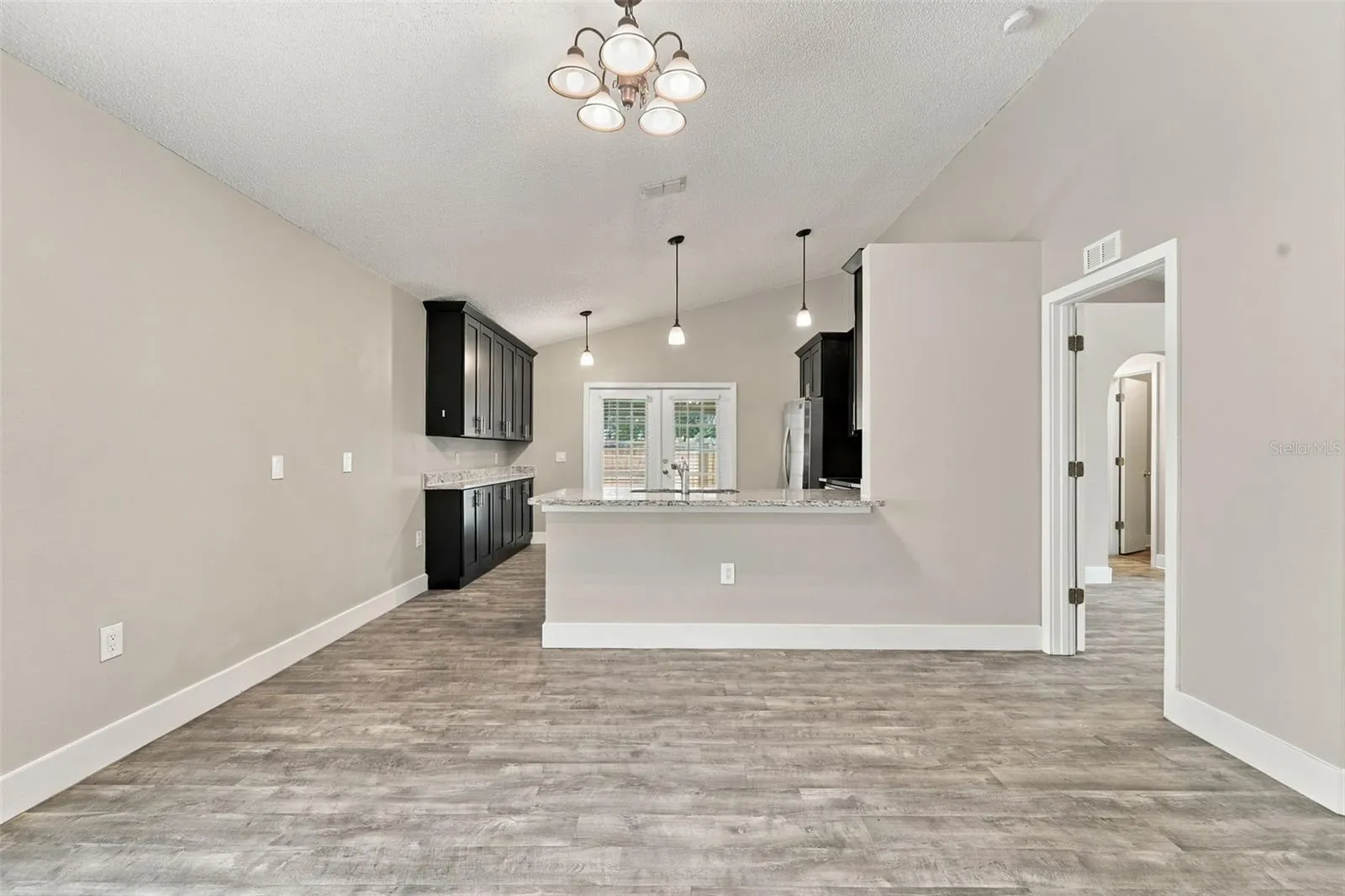 Living Room To Dinning area and kitchen