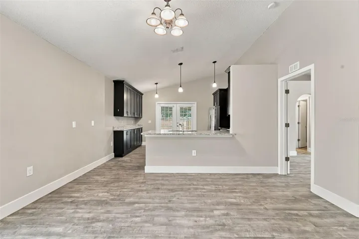 Living Room To Dinning area and kitchen