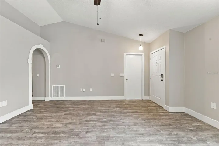 Living Room to Front Door and Garage