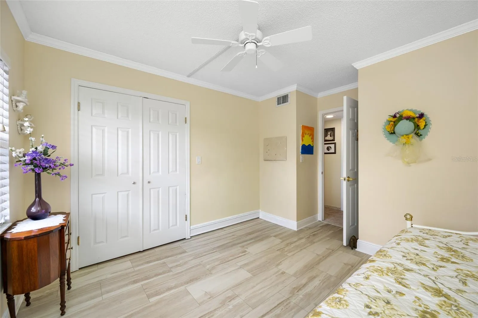 2nd Bedroom with built-in closet