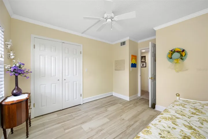2nd Bedroom with built-in closet