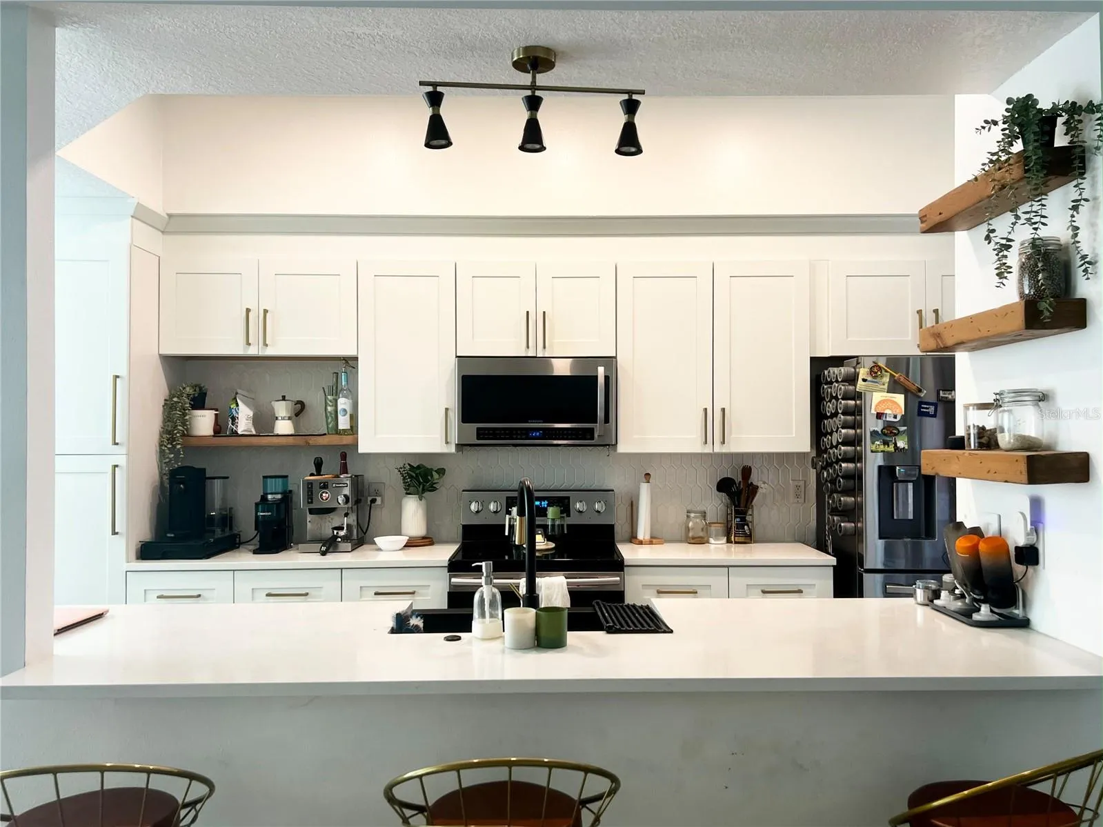 Brand new stainless steel kitchen appliances
