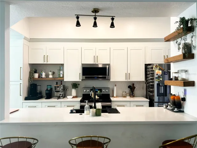 Brand new stainless steel kitchen appliances